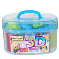 12 Color Kids Diy Dough Play Toys Case in Plastic Educational DIY Toy Set Handmade Toys Manufacturer 500pcs CN;ZHE DUCKEY EN-71